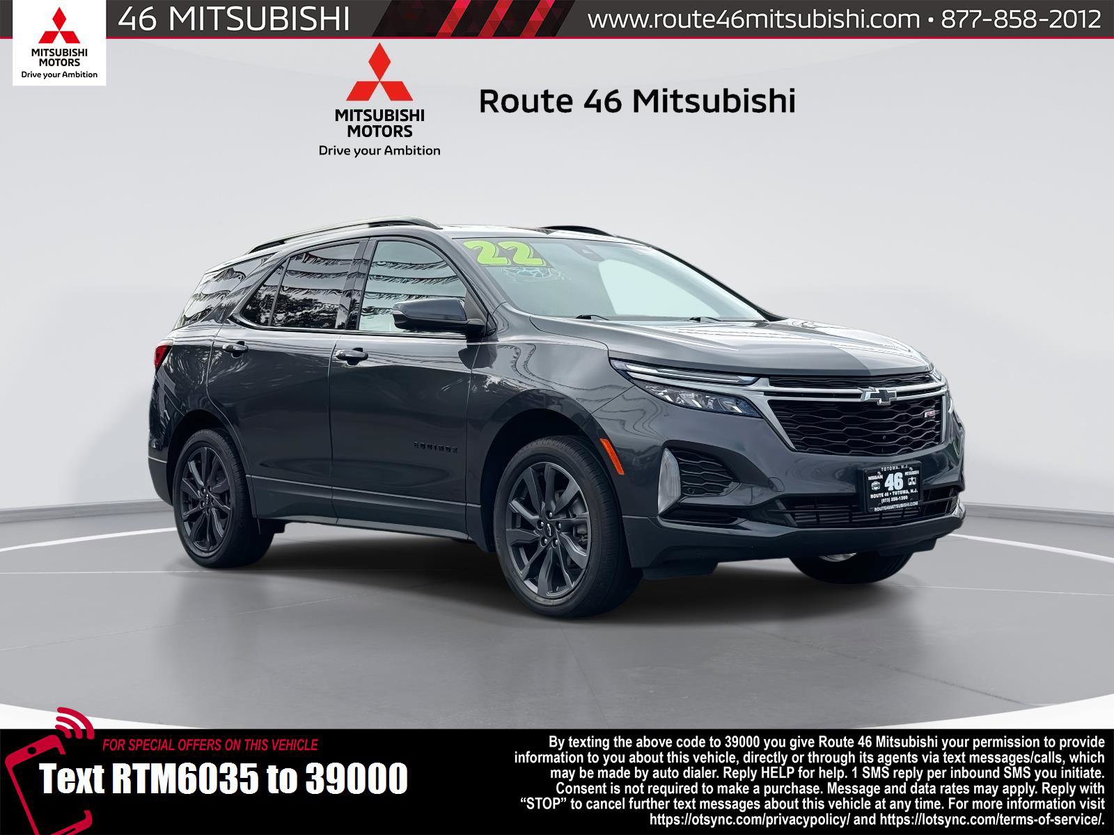 Used 2022 Chevrolet Equinox RS w/ RS Leather Package