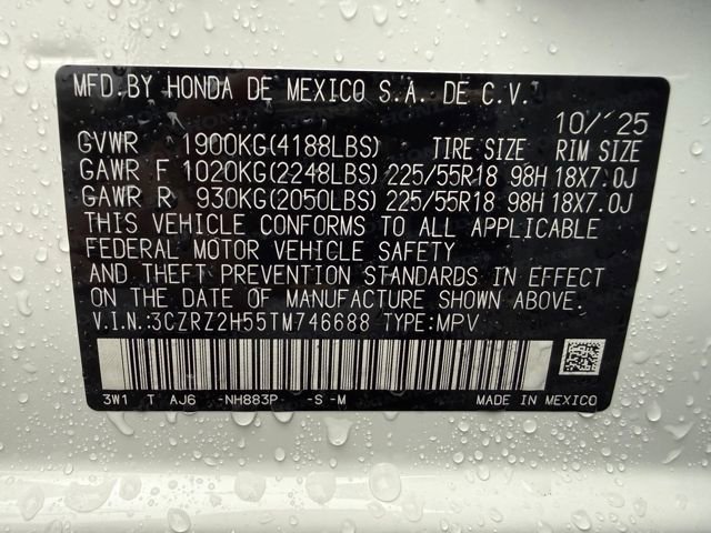 New 2026 Honda HR-V Sport image 19