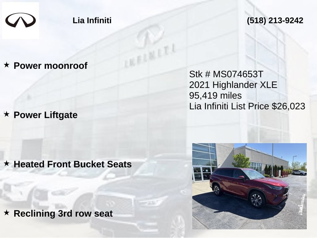 Used 2021 Toyota Highlander XLE AWD/4WD image 6