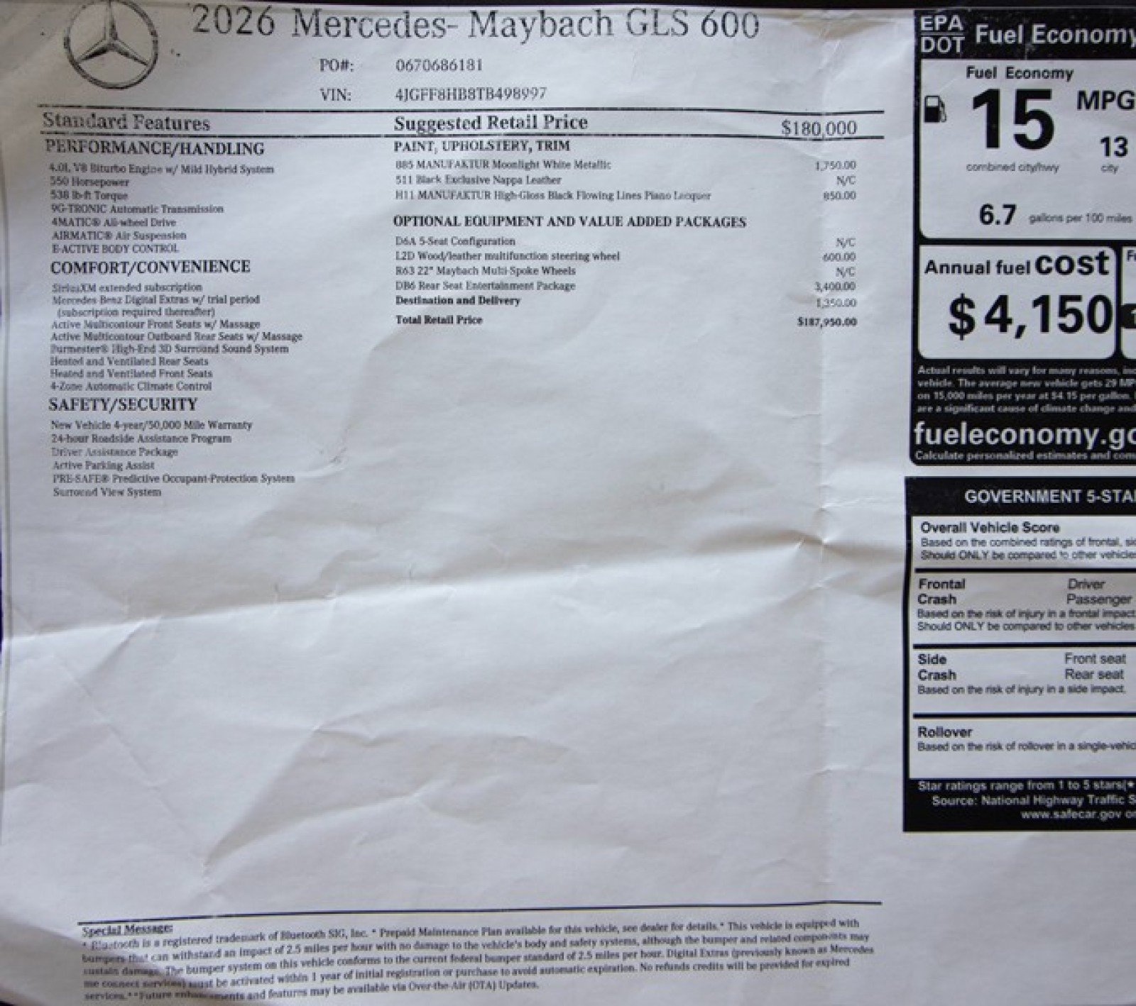 Used 2026 Mercedes-Benz Maybach GLS 600 image 82