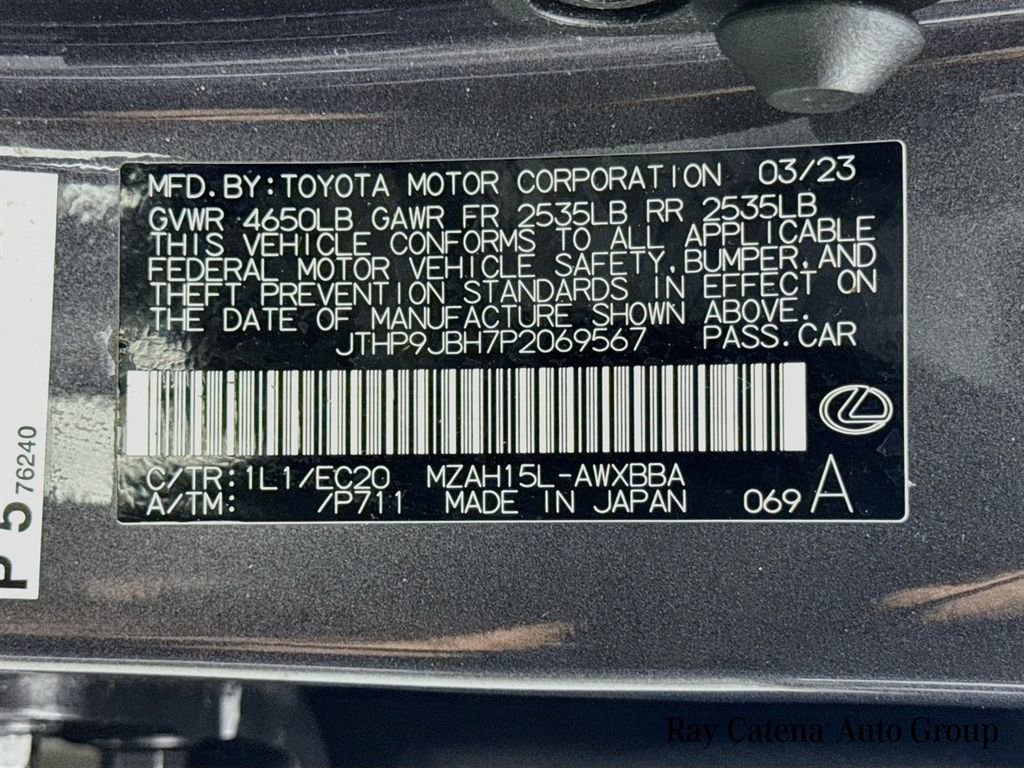 Certified 2023 Lexus UX 250h AWD w/ Accessory Package (Z2) image 35