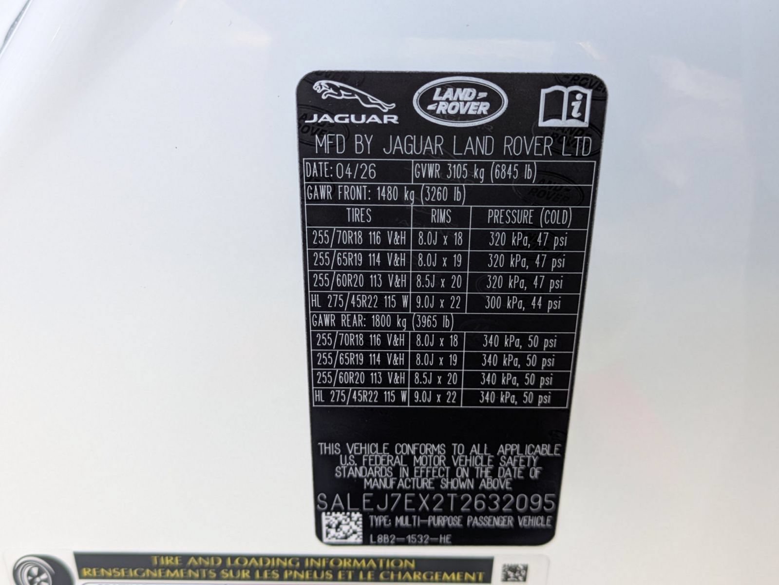 New 2026 Land Rover Defender 110 S AWD/4WD image 31