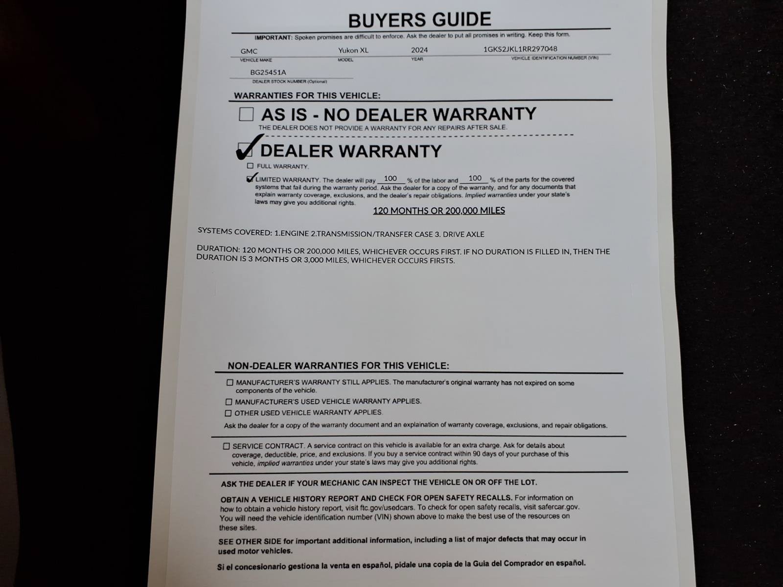 Used 2024 GMC Yukon XL Denali AWD/4WD image 43