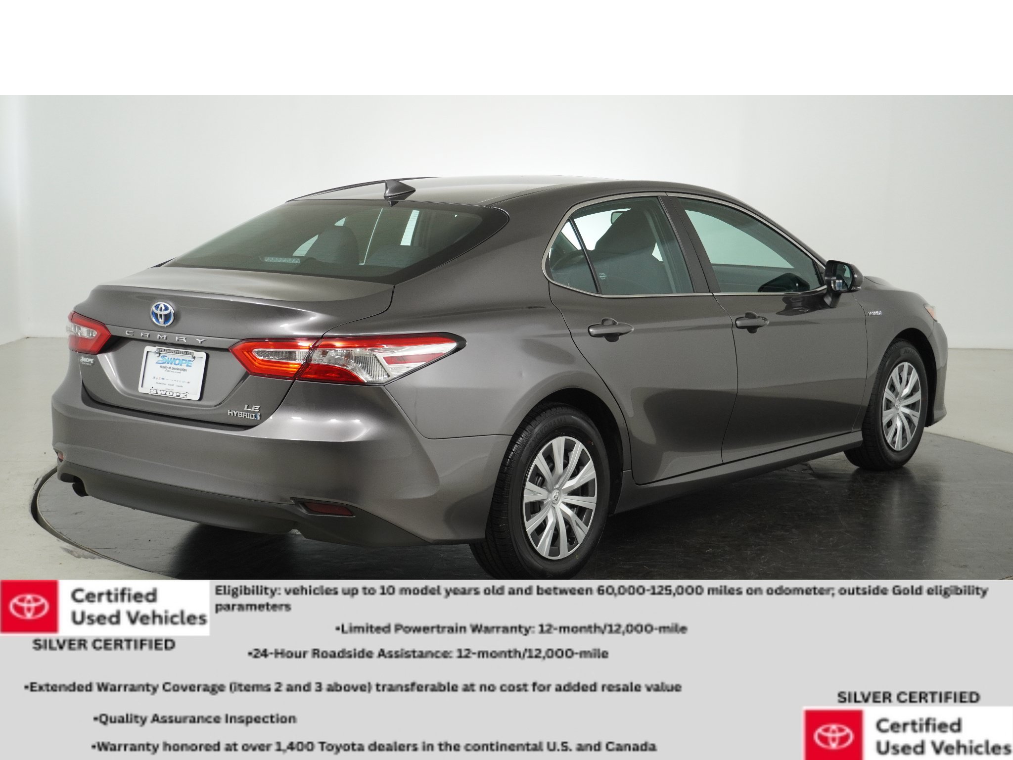 Certified 2020 Toyota Camry LE w/ Sunroof Package FWD image 4