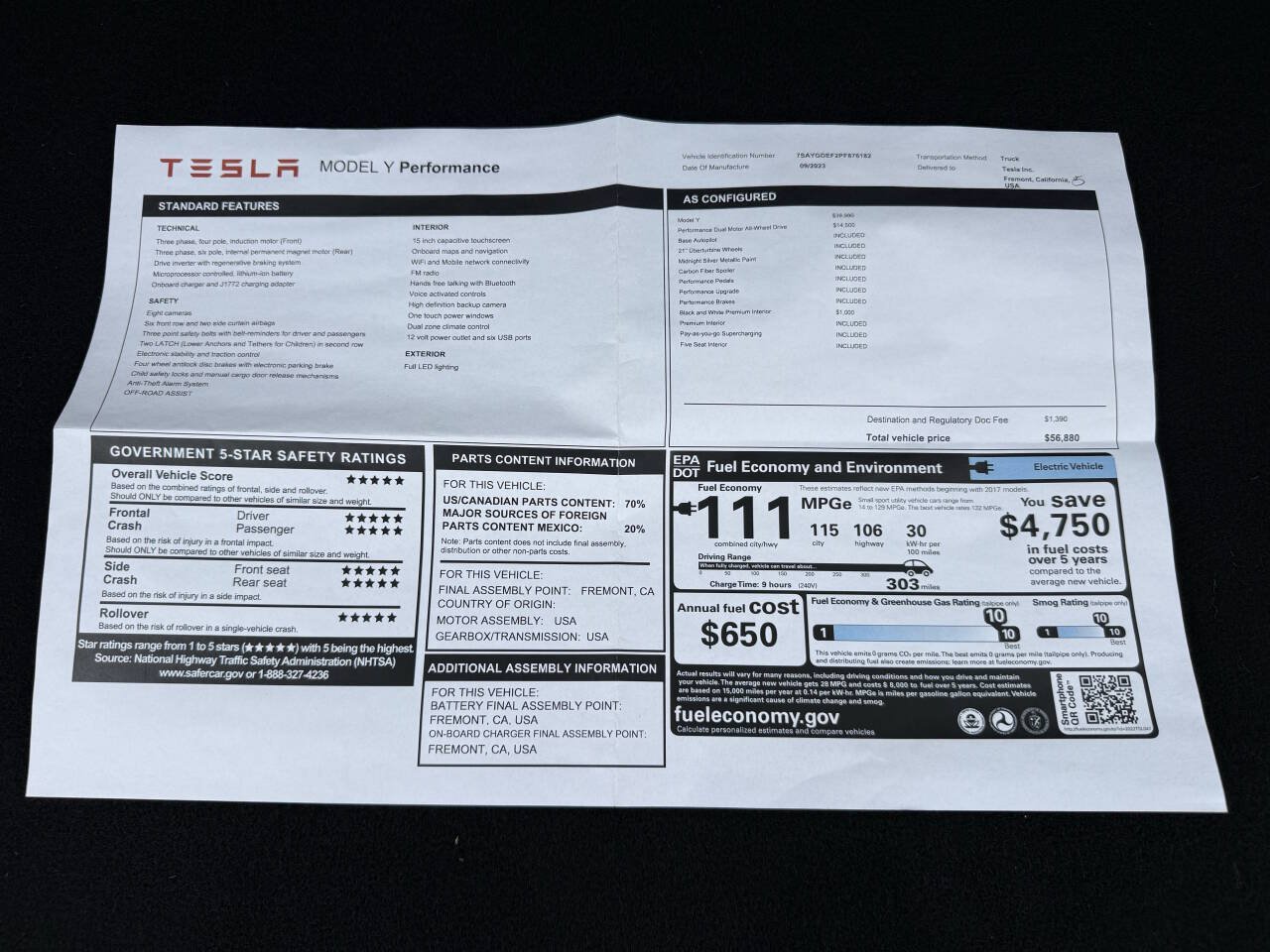 Used 2023 Tesla Model Y Performance AWD/4WD image 26