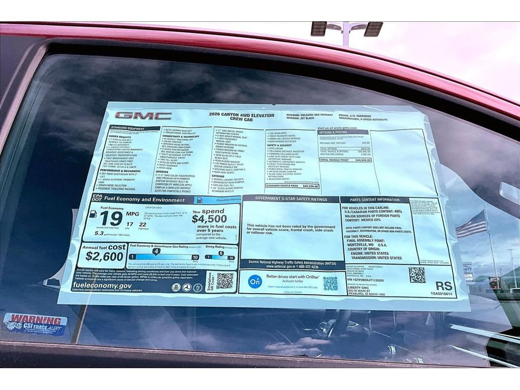 New 2026 GMC Canyon Elevation image 14