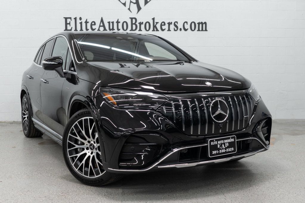 Used 2024 Mercedes-Benz EQE AMG 4MATIC SUV w/ Winter Package image 7