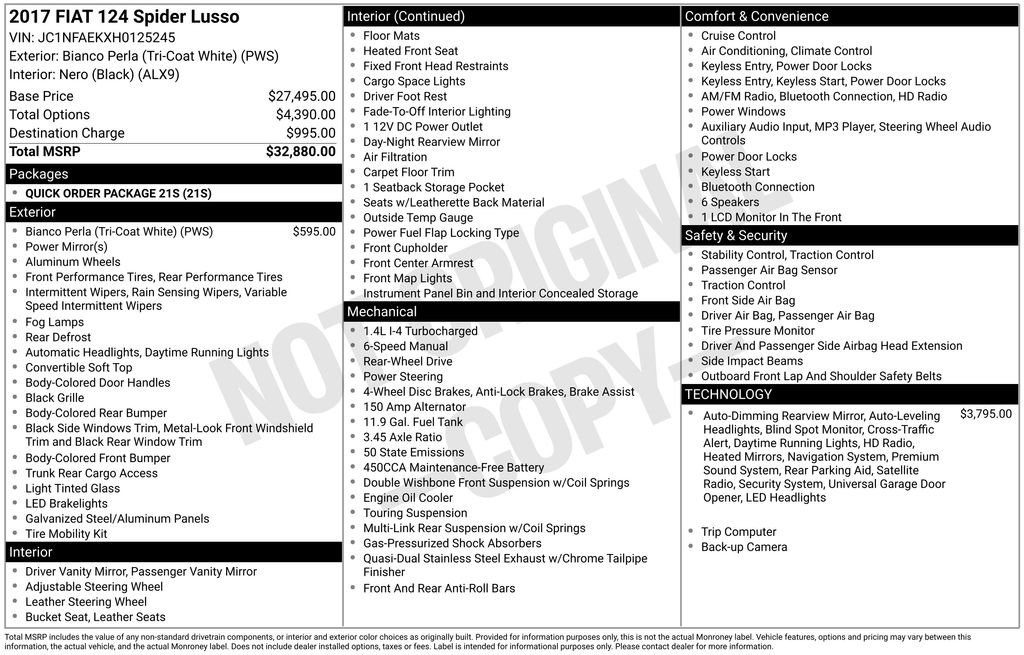 Used 2017 FIAT 124 Spider Lusso image 32
