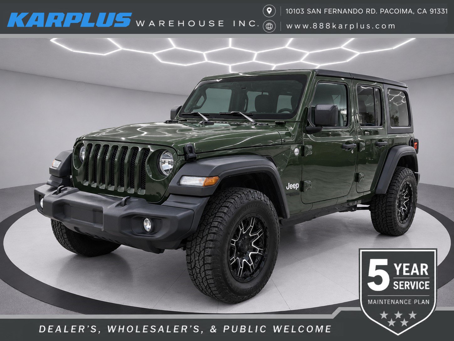 Used 2020 Jeep Wrangler Unlimited Sport AWD/4WD image 1