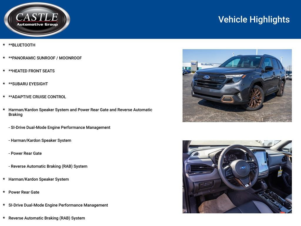 New 2026 Subaru Forester Sport AWD/4WD image 3