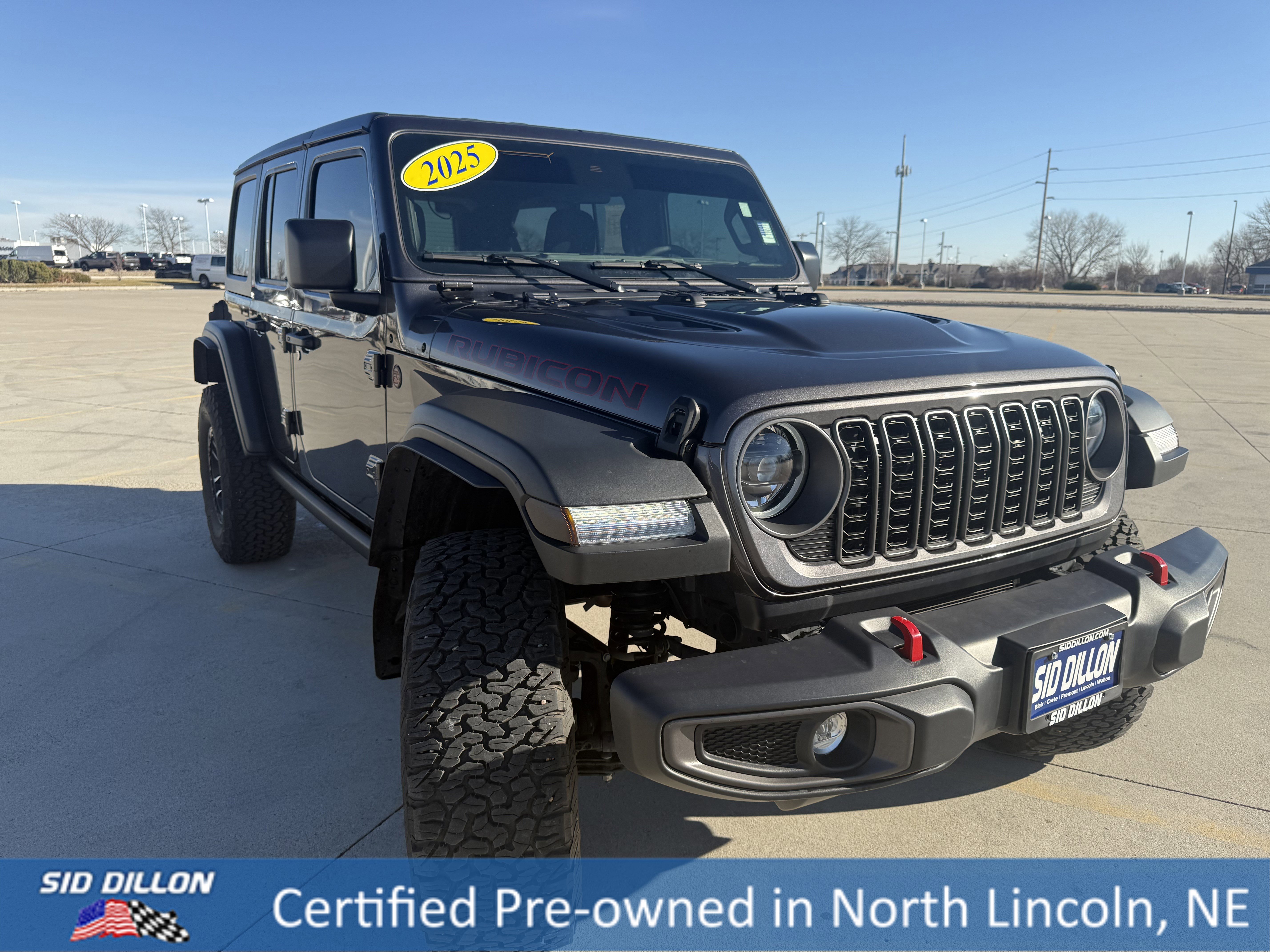 Used 2025 Jeep Wrangler Unlimited Rubicon w/ XTREMEE 35" Tire Package image 6