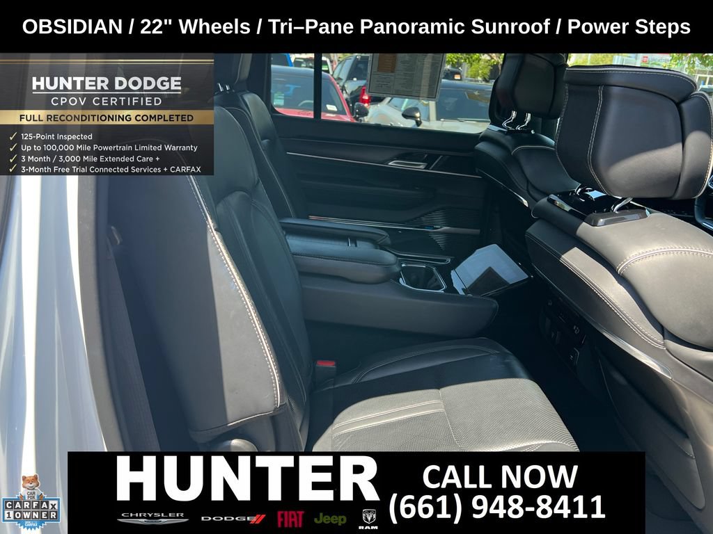 Certified 2024 Jeep Grand Wagoneer L Series II w/ Quick Order Packagew 28T AWD/4WD image 19