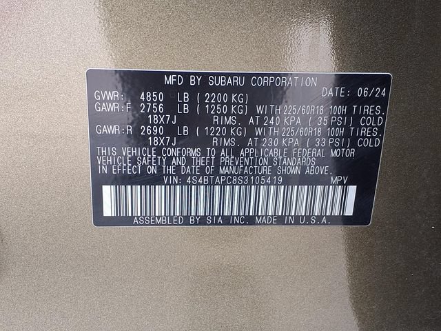 Certified 2025 Subaru Outback Touring AWD/4WD image 9