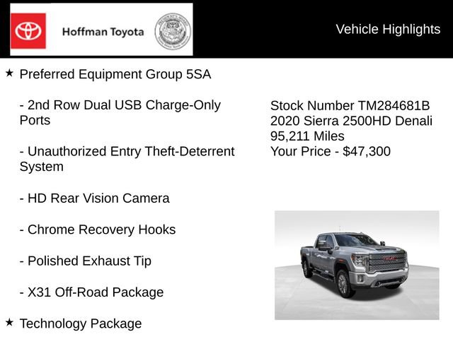 Used 2020 GMC Sierra 2500 Denali w/ Denali Ultimate Package AWD/4WD image 30