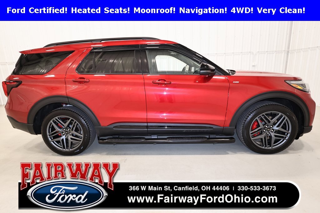 Certified 2025 Ford Explorer ST-Line w/ Premium Package