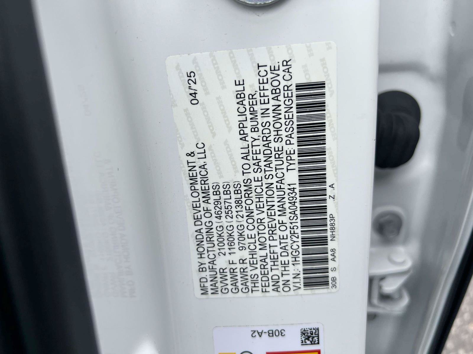 Used 2025 Honda Accord Sport image 15