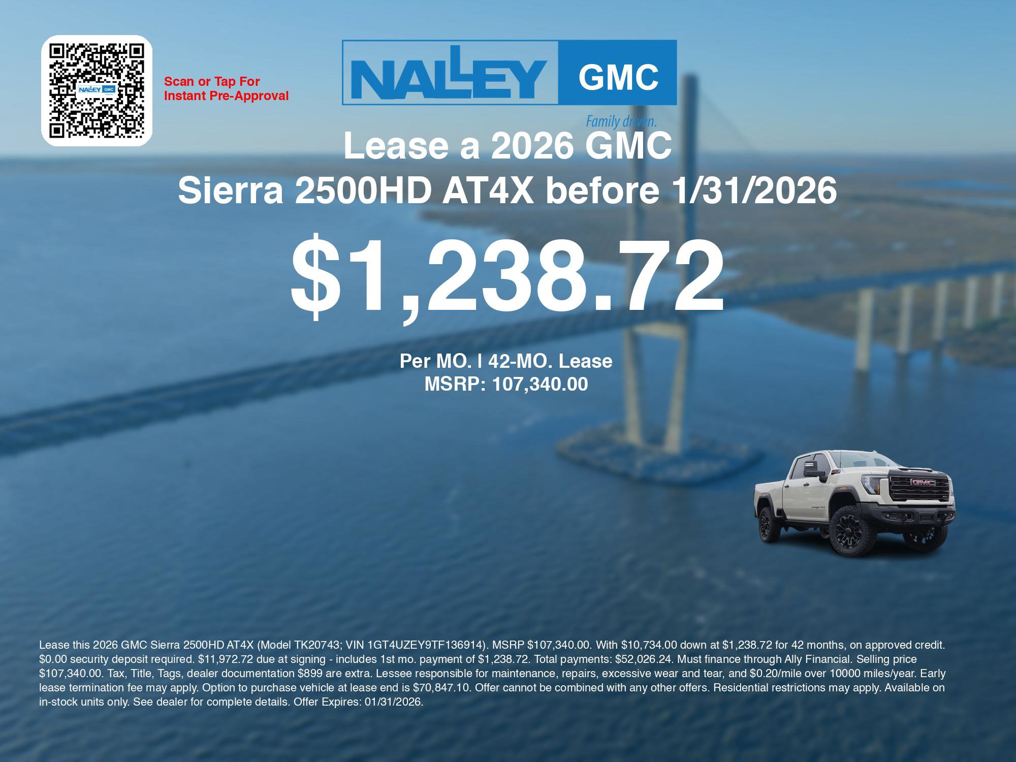 New 2026 GMC Sierra 2500 AT4X w/ AT4X AEV Edition image 3