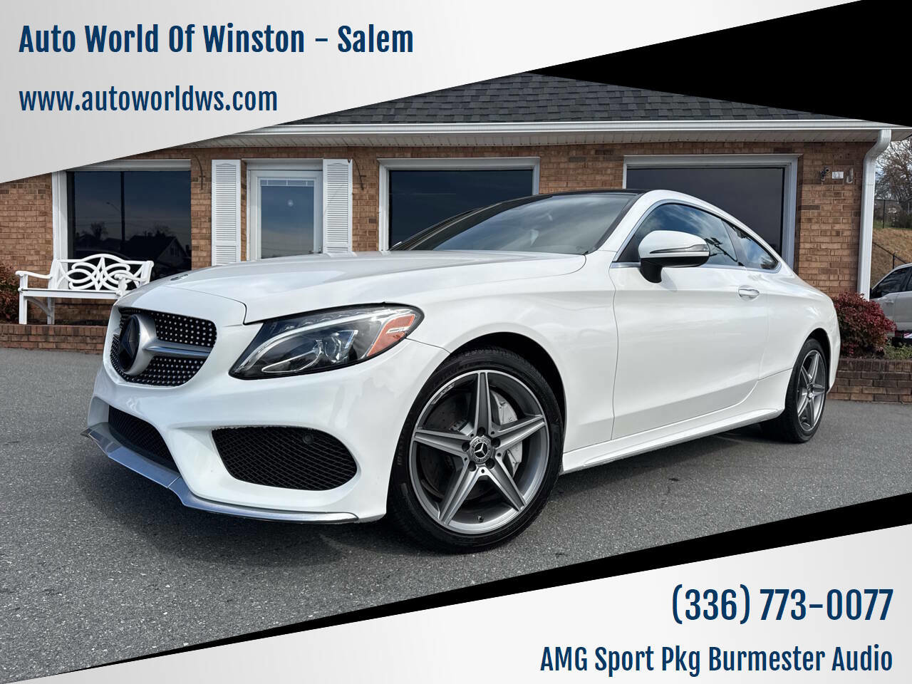 Used 2018 Mercedes-Benz C 300 4MATIC Coupe w/ Multimedia Package image 1