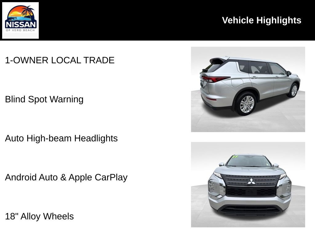 Used 2025 Mitsubishi Outlander ES AWD/4WD image 18