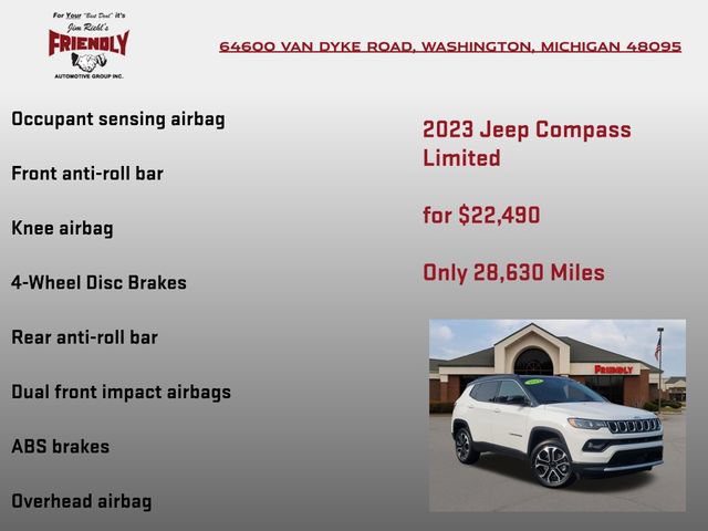 Used 2023 Jeep Compass Limited AWD/4WD image 15