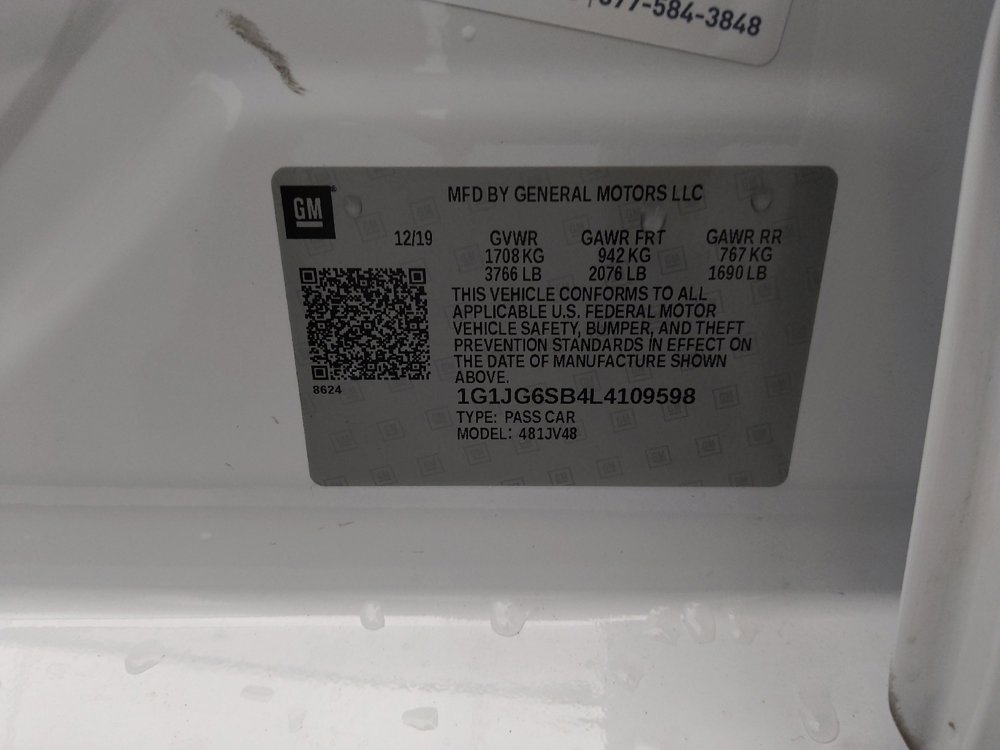 Used 2020 Chevrolet Sonic LT FWD image 33