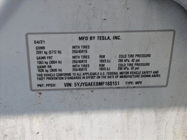 Used 2021 Tesla Model Y Long Range AWD/4WD image 15