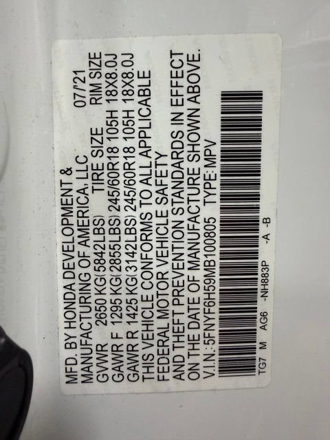 Used 2021 Honda Pilot EX-L image 31