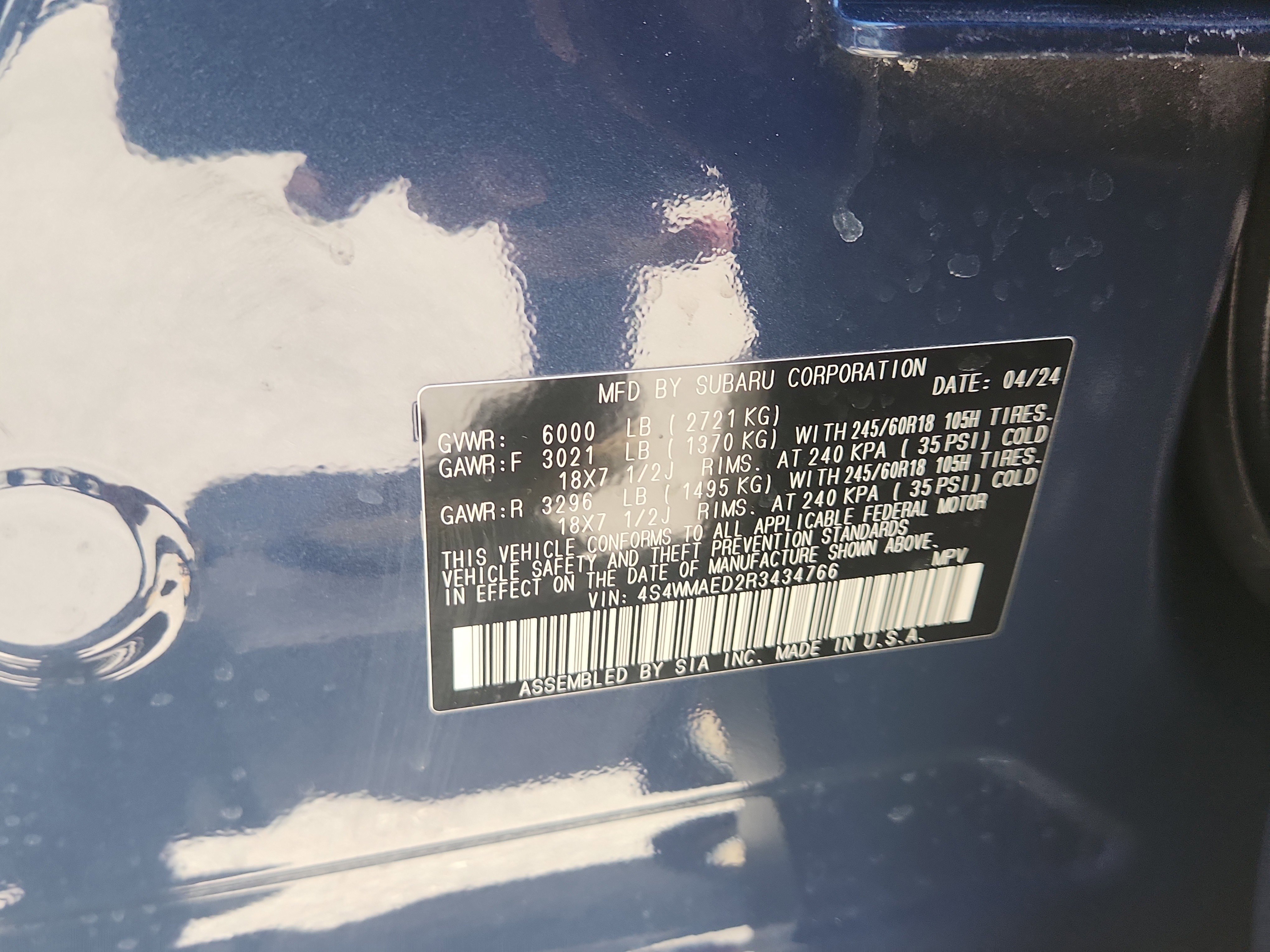 Used 2024 Subaru Ascent Premium w/ Convenience Package AWD/4WD image 20