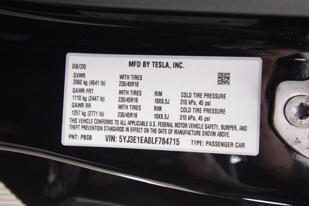 Used 2020 Tesla Model 3 Standard Range Plus RWD image 28