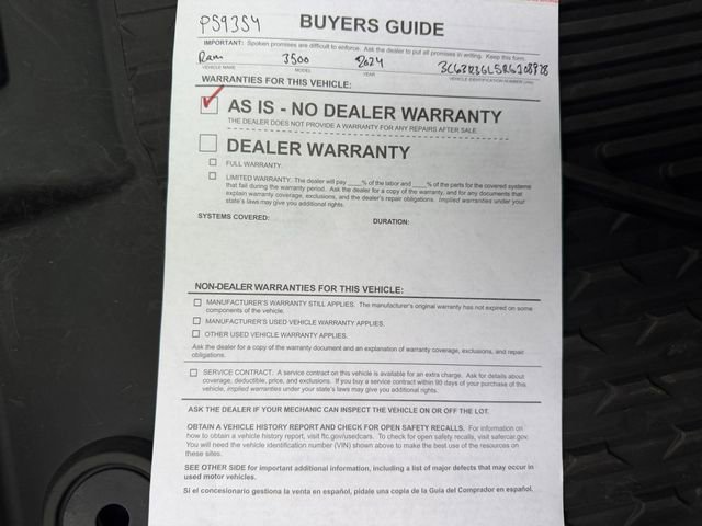 Used 2024 RAM 3500 Tradesman w/ Chrome Appearance Group AWD/4WD image 42