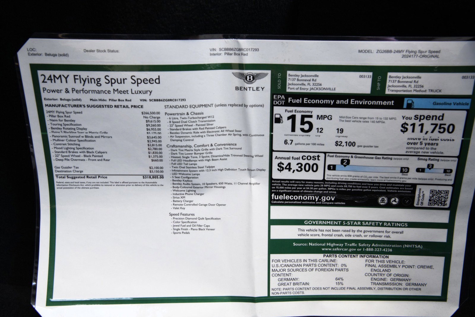 Used 2024 Bentley Flying Spur W12 image 51