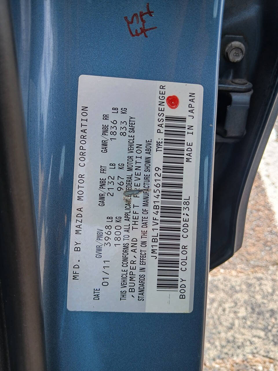 Used 2011 MAZDA MAZDA3 i Touring FWD image 16