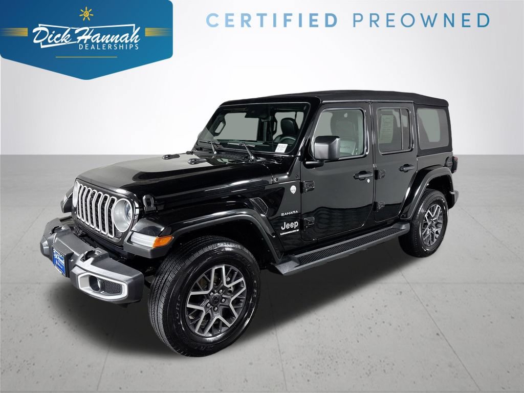 Used 2024 Jeep Wrangler Unlimited Sahara w/ Technology Group AWD/4WD image 1