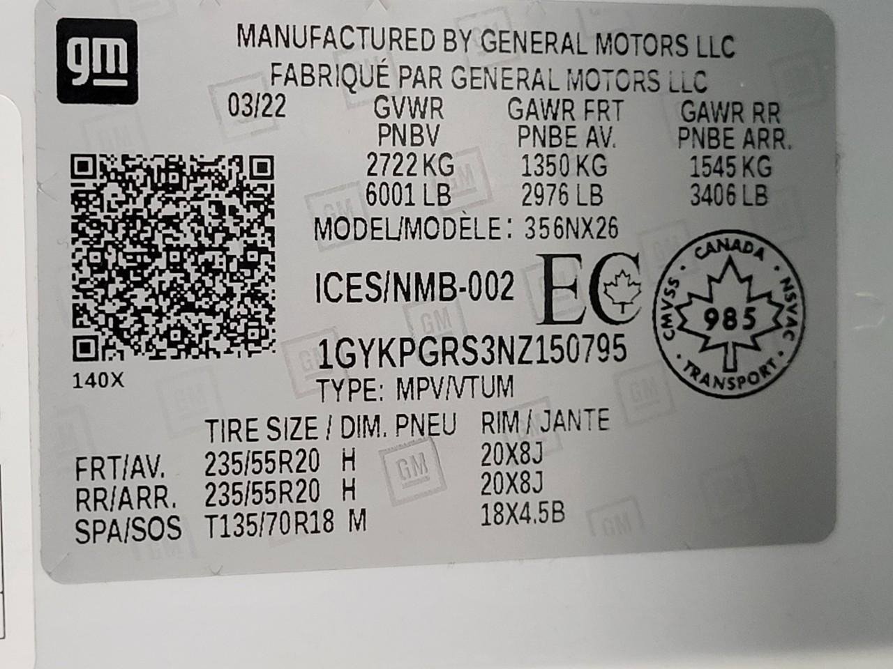 Certified 2022 Cadillac XT6 Sport w/ Technology Package image 31