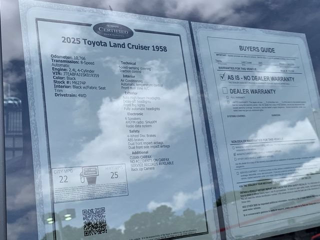 Certified 2025 Toyota Land Cruiser 1958 AWD/4WD image 37