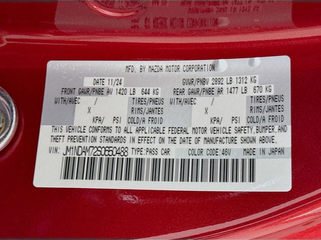 Used 2025 MAZDA MX-5 Miata RF Grand Touring image 26