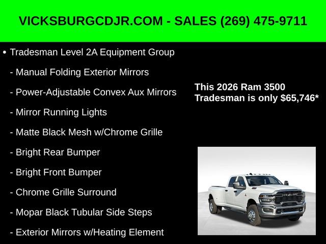 New 2026 RAM 3500 Tradesman image 22