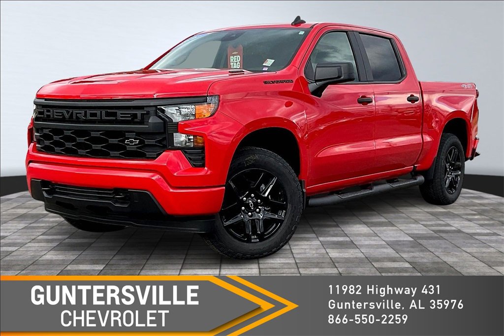 New 2026 Chevrolet Silverado 1500 Custom w/ Turbomax Blackout Package