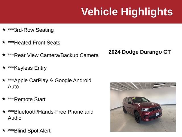 Used 2024 Dodge Durango GT AWD/4WD image 10