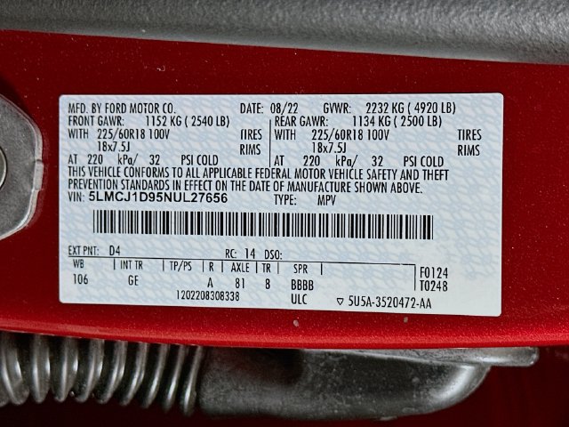 Used 2022 Lincoln Corsair AWD w/ Equipment Group 101A image 38