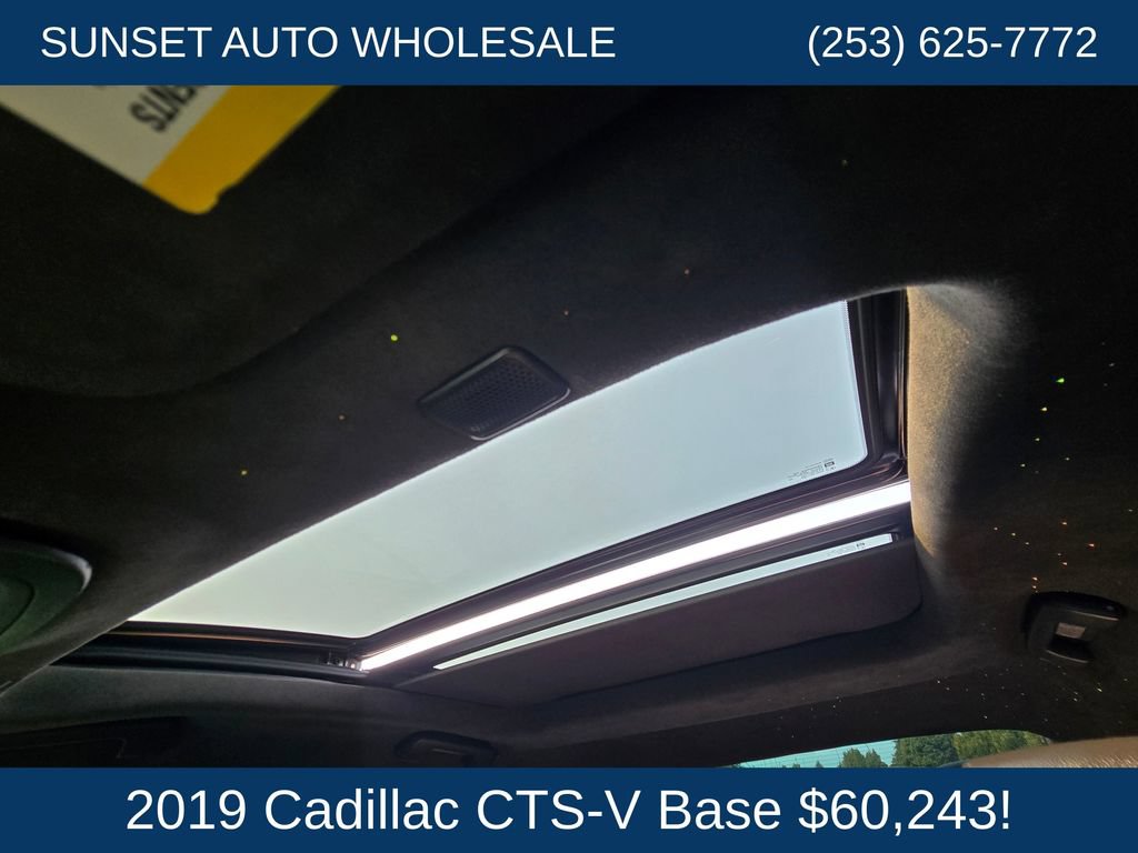 Used 2019 Cadillac CTS V w/ Carbon Fiber Package RWD image 38