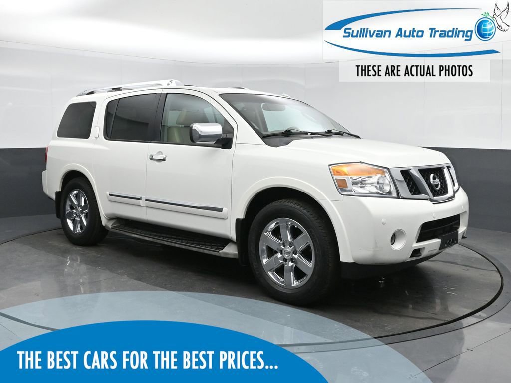 Used 2011 Nissan Armada Platinum w/ 2nd Row Captain Seat Pkg image 1