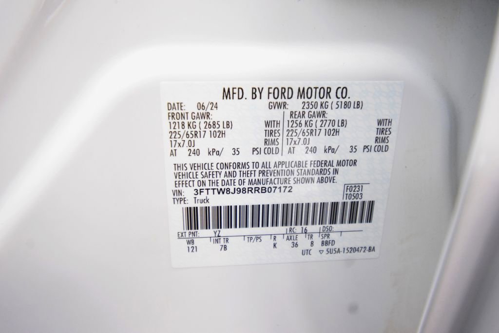 Used 2024 Ford Maverick XLT w/ Equipment Group 300A Standard AWD/4WD image 28
