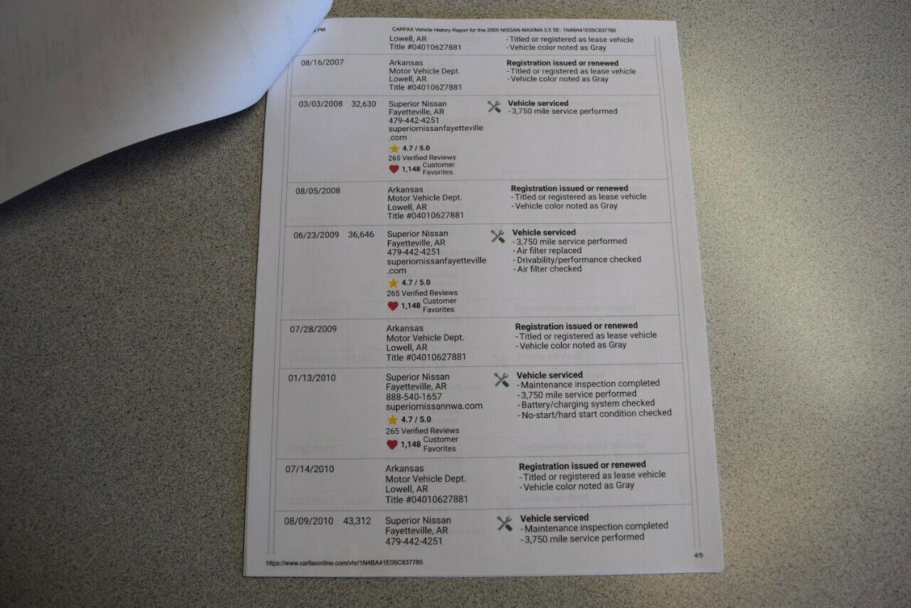 Used 2005 Nissan Maxima 3.5 SE image 52
