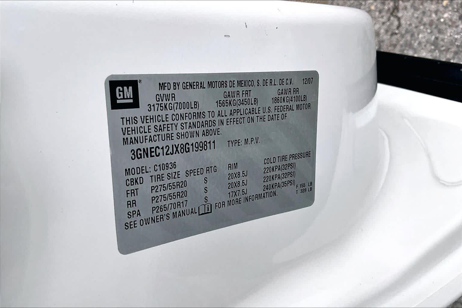 Used 2008 Chevrolet Avalanche LTZ w/ LTZ Preferred Equipment Group RWD image 34