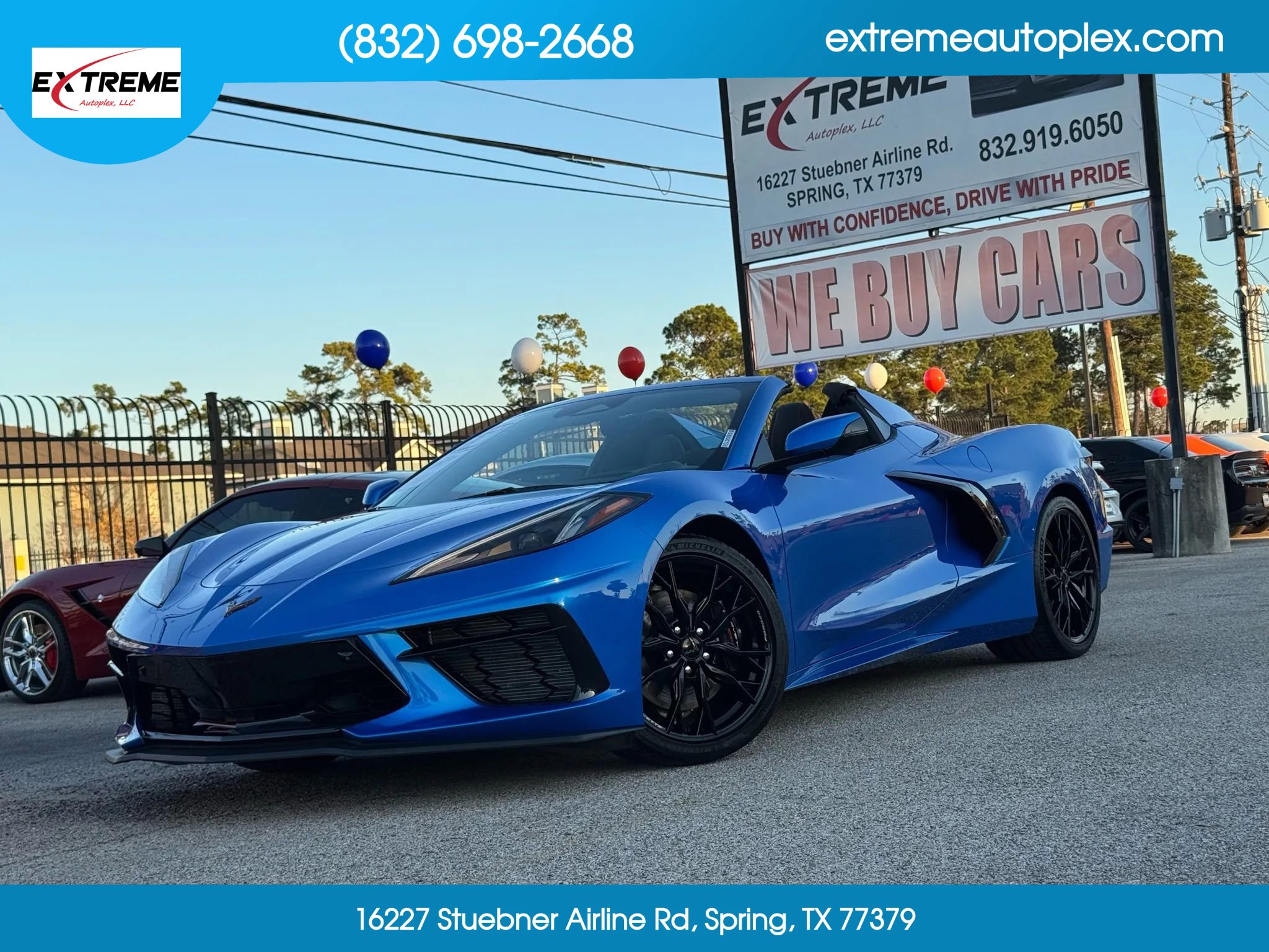 Used 2025 Chevrolet Corvette Stingray Premium Conv w/ Z51 Performance Package image 1