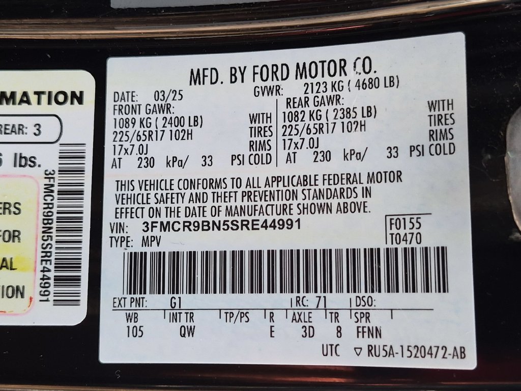Used 2025 Ford Bronco Sport Big Bend AWD/4WD image 34