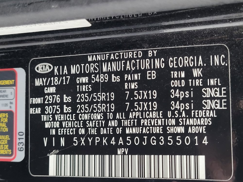 Used 2018 Kia Sorento SX FWD image 33