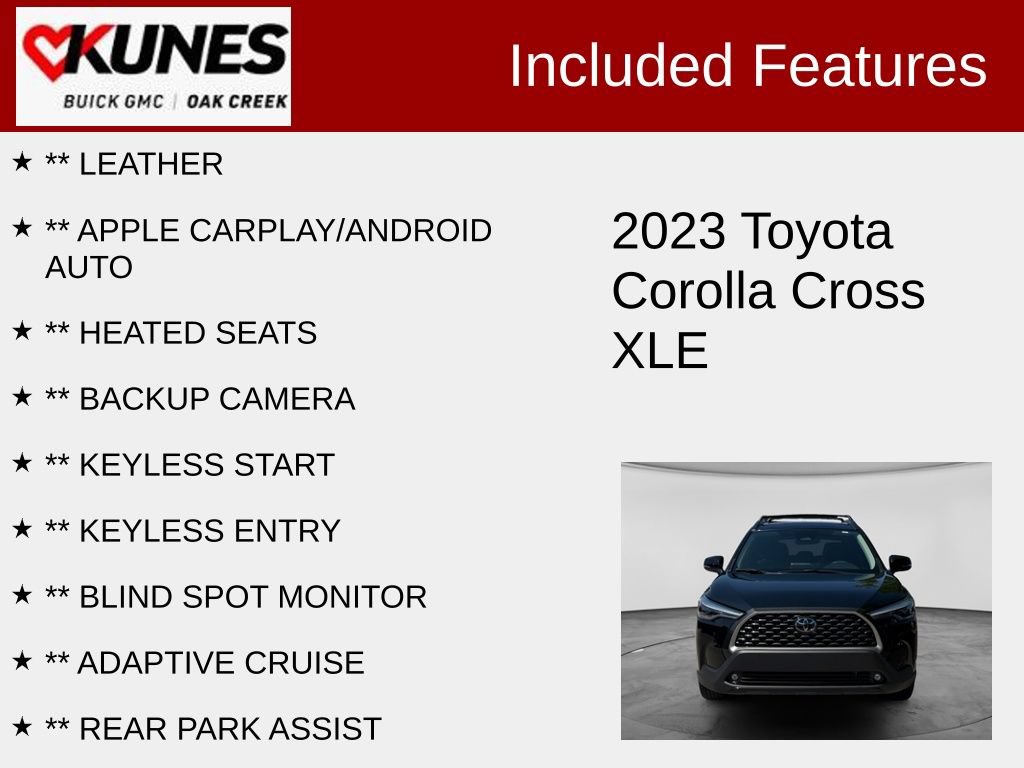 Used 2023 Toyota Corolla Cross XLE w/ Convenience Package AWD/4WD image 2