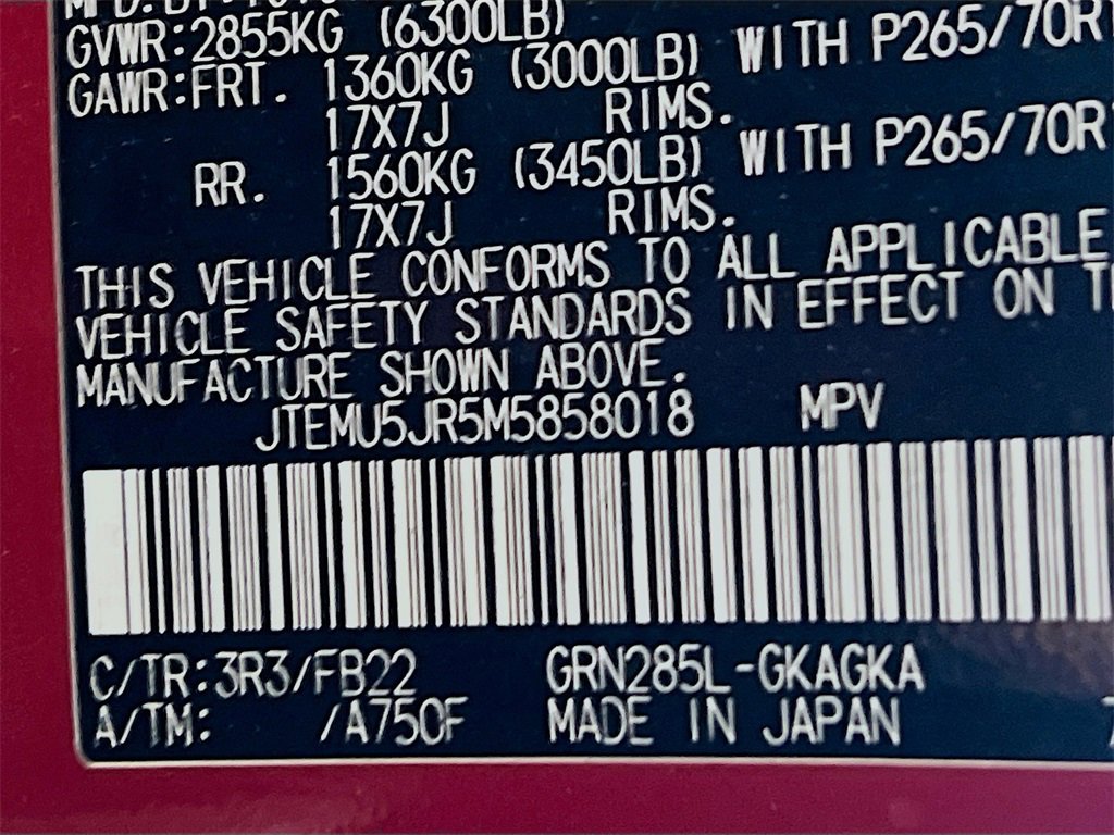 Certified 2021 Toyota 4Runner SR5 image 29